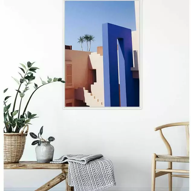 PÔDEVACHE Framed Temara Canvas 65x92,5 cm Oh My Blue! Pôdevache - Image 2