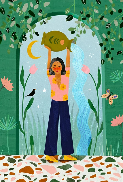 Aquarius Poster 30x40 Cm - Maison Patate