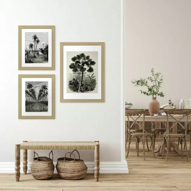 PÔDEVACHE Framed Picture Wittunga 40x50 Cm Botanical Retro - Pôdevache - Image 2