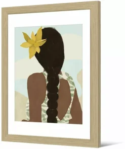 PÔDEVACHE Framed Picture Aniata 50x70 Cm Soleil En Vue - Pôdevache