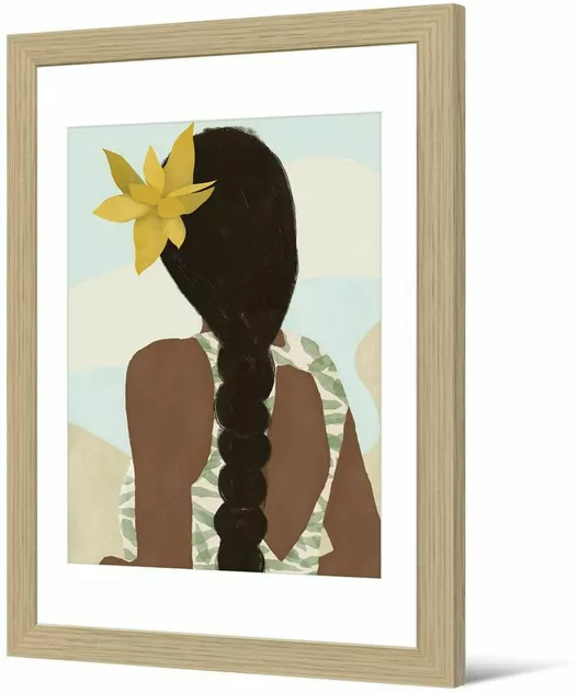 PÔDEVACHE Framed Picture Aniata 50x70 Cm Soleil En Vue - Pôdevache