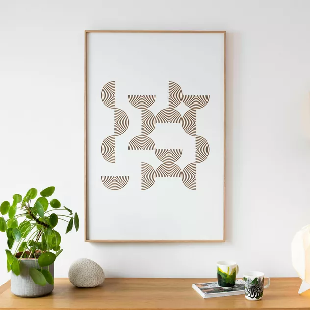 White Board With Reliefs 40 x 60 cm Loo - Kōje & Møhe - Image 2