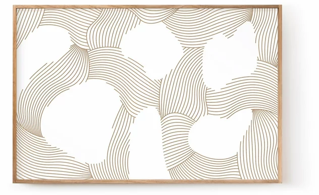 White Board With Reliefs 60 x 40 cm Albe - Kōje & Møhe