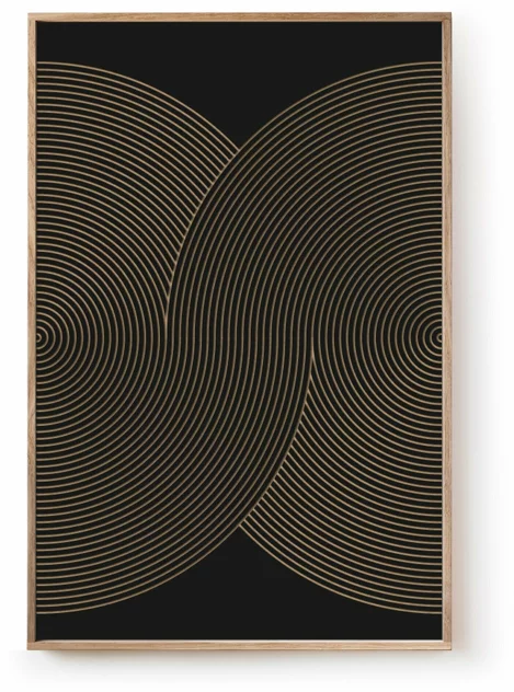 Blackboard With Reliefs 40 x 60 cm Foehn - Kōje & Møhe