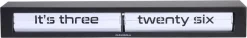 Black And White Clock Texttime - Cloudnola
