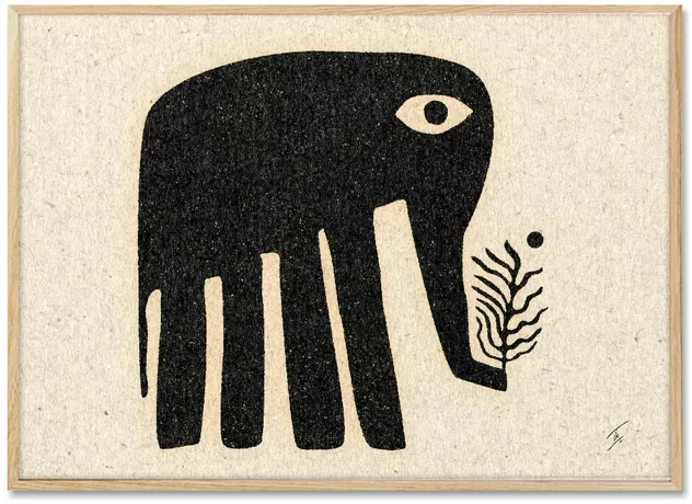 Poster David Schmitt 30 x 40 cm Elephant - PSTR Studio