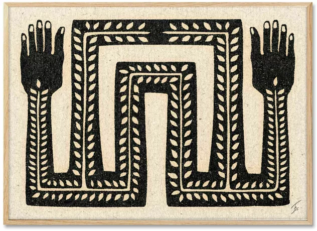 Poster David Schmitt 30 x 40 cm It Flows Through Us - PSTR Studio