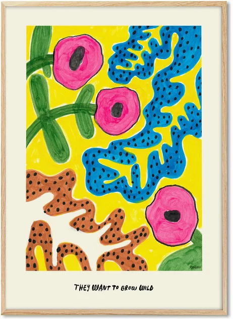 Madelen Poster 70 x 100 cm They Want To Grow Wild - PSTR Studio