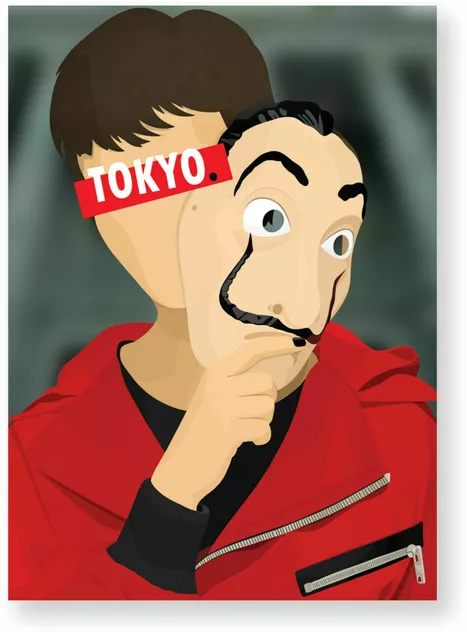 Poster Tokyo 30 x 40 cm - Hugoloppi