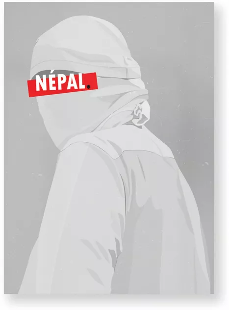Poster Nepal 30 x 40 cm - Hugoloppi