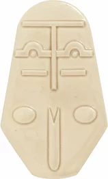 Face Decorative Nude Round Mask - Nordal - Image 3