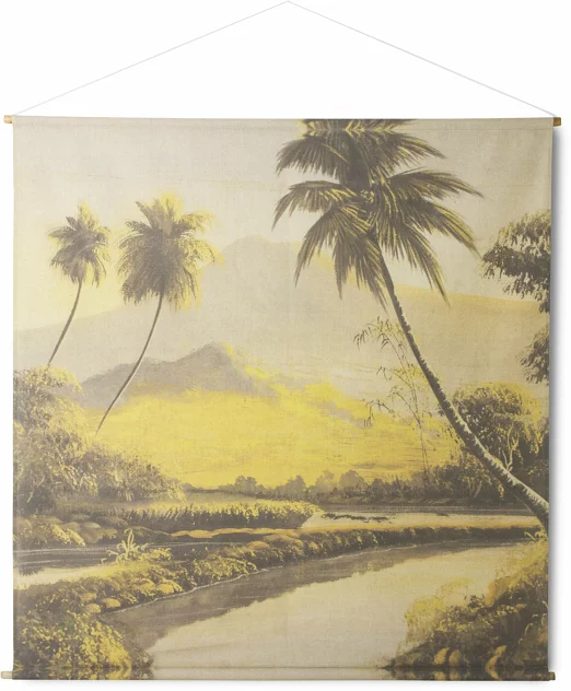 Colored Fabric Wall Decoration Jungle - HKliving