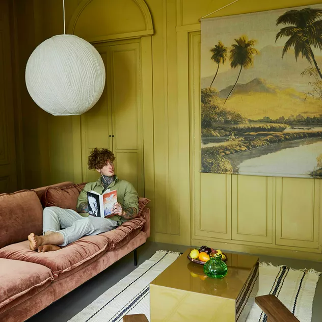 Colored Fabric Wall Decoration Jungle - HKliving - Image 2