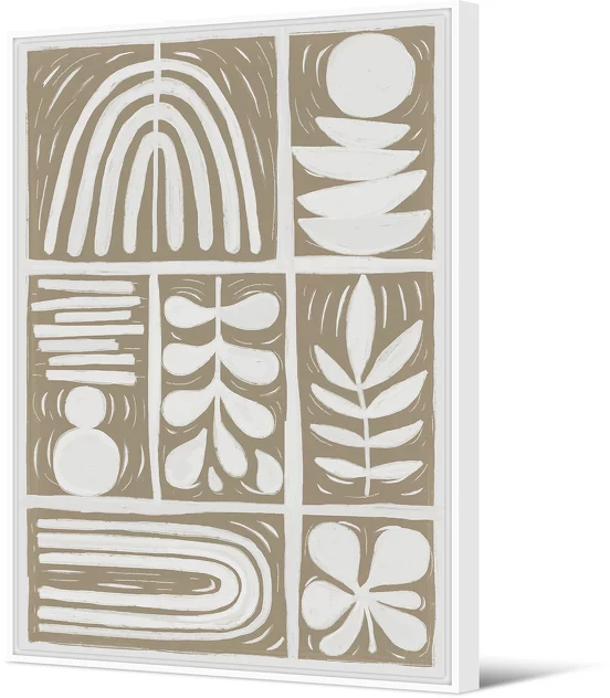 PÔDEVACHE Framed Canvas 50 x 70 cm Eole - Pôdevache