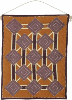 Honia Brown Cotton Wall Hanging - Bloomingville
