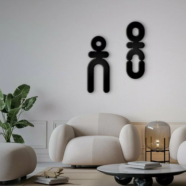 Wooden Wall Decoration TŌTEM Ōme - Kōje & Møhe - Image 2