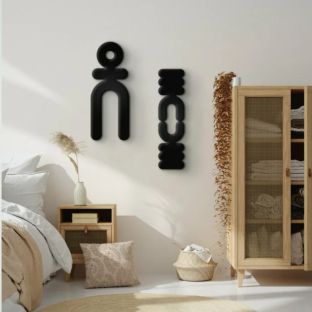 Wooden Wall Decoration TŌTEM Nōma - Kōje & Møhe - Image 2