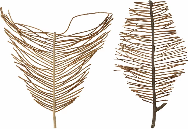 Enok Wall Decor Brown Blechnaceae - Bloomingville