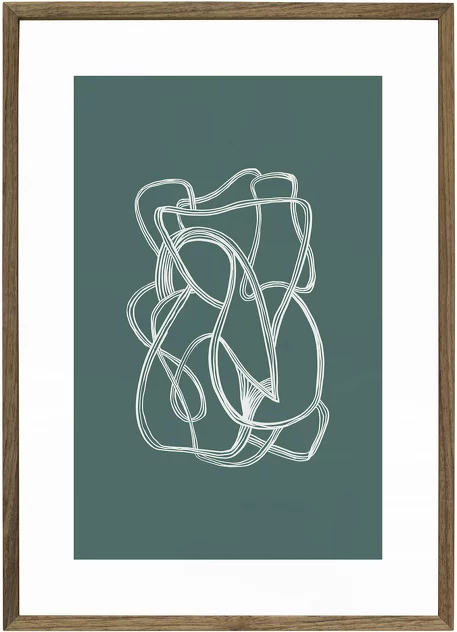 Made Frame Medium Walnut - Hübsch