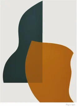 Berit Mogensen Lopez Overlap Poster 50 x 70 cm - The Poster Club
