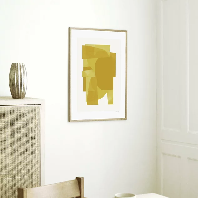 Poster Berit Mogensen Lopez Yellow 30 x 40 cm - The Poster Club - Image 2