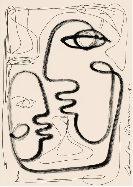 Poster LouLou Avenue Tribu 03 50 X 70 cm - The Poster Club