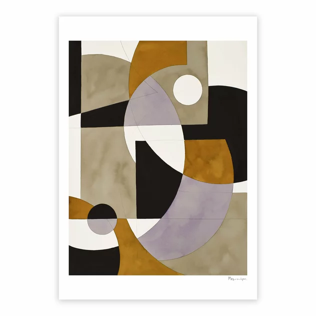 Poster Berit Mogensen Lopez Composition 02 30 X 40 cm - The Poster Club