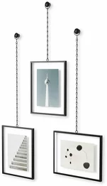 Exhibit Set Of 5 white Steel And Glass Frames 27 × 31 cm - Umbra - Image 7