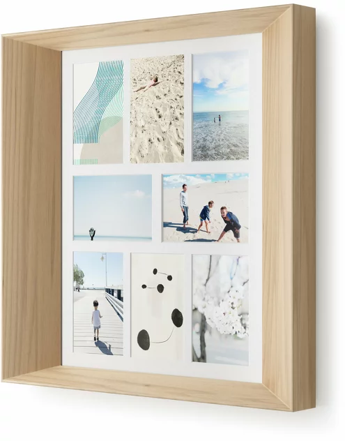 Natural Paulownia Wood Photo Frame 10x15 Cm Lookout - Umbra