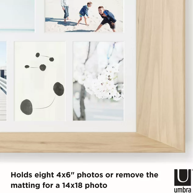 Natural Paulownia Wood Photo Frame 10x15 Cm Lookout - Umbra - Image 2