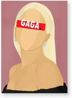 Poster 30x40cm Lady Gaga - Hugoloppi