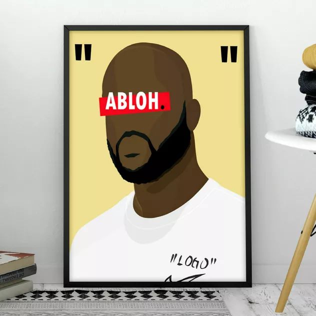 Poster 30x40cm Virgil Abloh - Hugoloppi - Image 2