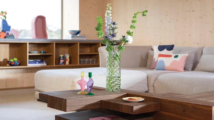 & Klevering Rectangular Blue Gingham Photo Frame - &Klevering - Image 2