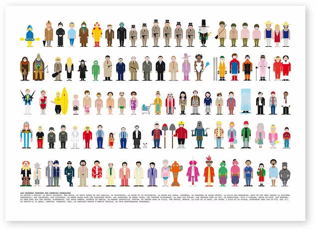 Poster Wardrobe Of Comedy Films - La Majorette à Moustache