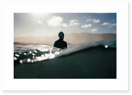 Framed Surfing Life Poster Moebe Black A3 - Le Renard - Image 3