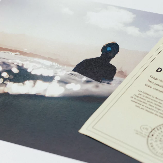 Framed Surfing Life Poster Moebe Black A3 - Le Renard - Image 2