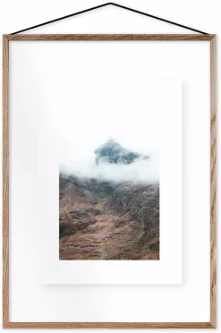 Foggy Framed Moebe Oak A2 Poster - Le Renard