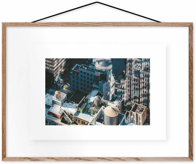 Poster Skyscraper Framed Moebe Oak A2 - Le Renard