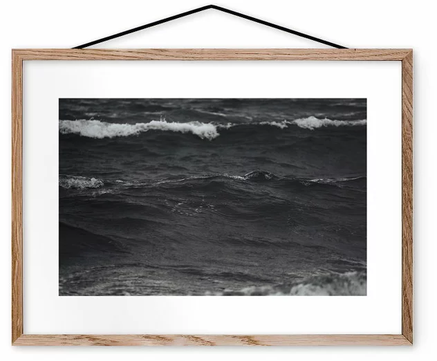 Framed Embrun Poster Moebe Oak A3 - Le Renard