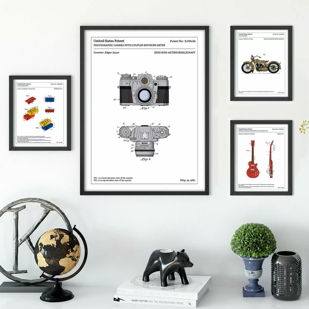 Poster 40x30 Cm Super Nintendo Controller - L'Affiche Technique - Image 2