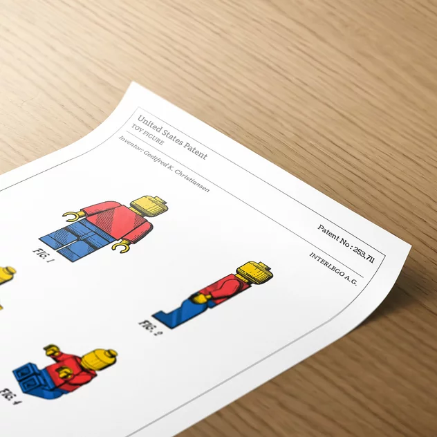 Poster 40x30 Cm Figure LEGO - L'Affiche Technique - Image 2