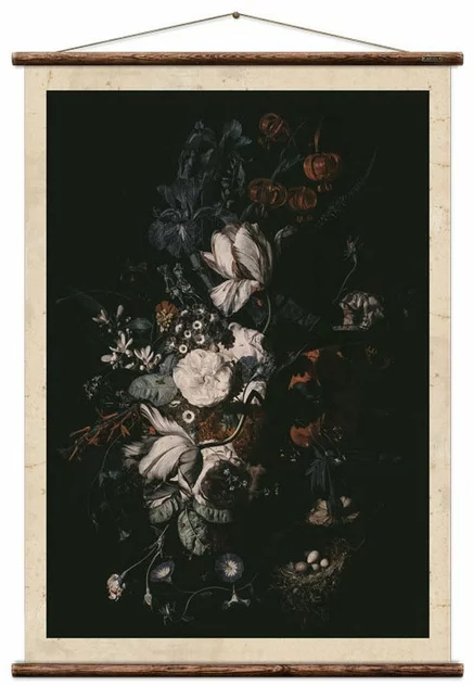 Vintage Flowers Card With Nest - Erstwhile