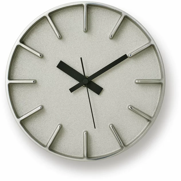 Aluminium Clock 18 cm Edge - Lemnos