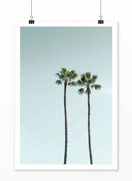 Poster LOS ANGELES PALM TREES - David & David Studio