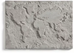 Concrete Wall Decoration The Gray Planet - Lyon Béton