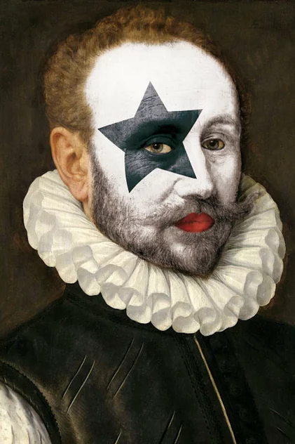 Blue-shaker Poster Kiss Star 30 x 40 cm - Blue Shaker