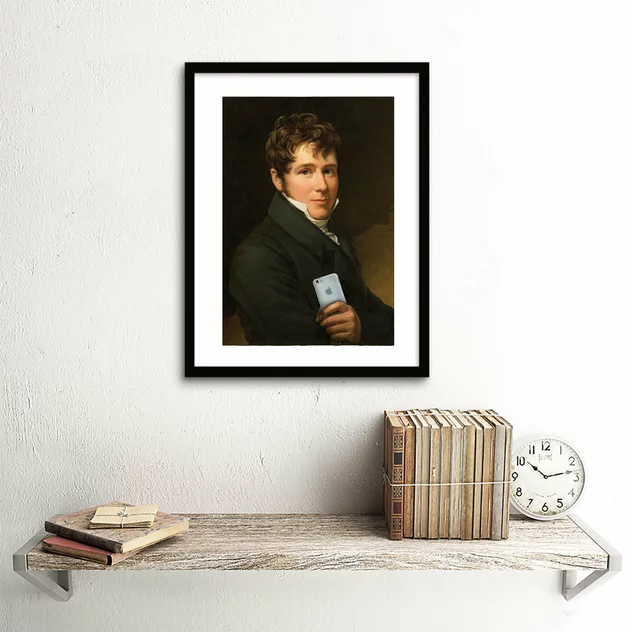 Blue-shaker Poster Smartphone Photo 30 x 40 cm - Blue Shaker - Image 2