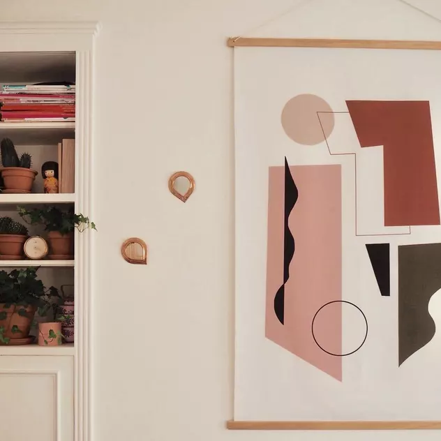 Wall Hanging Concerto Rose 68 x 90 cm - Shandor - Image 2